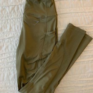 Gymshark Sleek Sculpture Legging Khaki